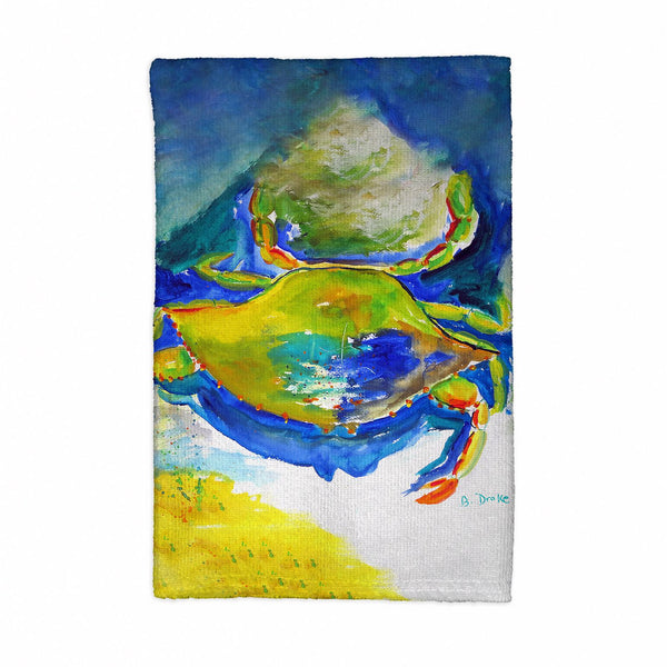 Blue & Yellow Crab Kitchen Towel