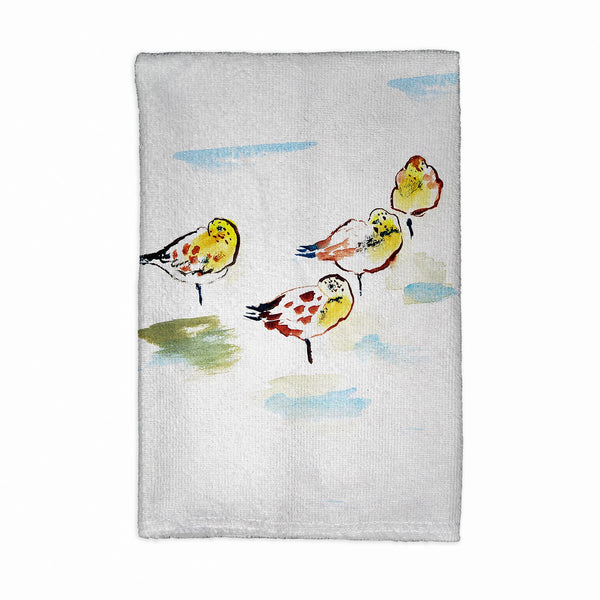 Four Sanderlings Kitchen Towel