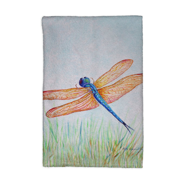Amber & Blue Dragonfly Kitchen Towel