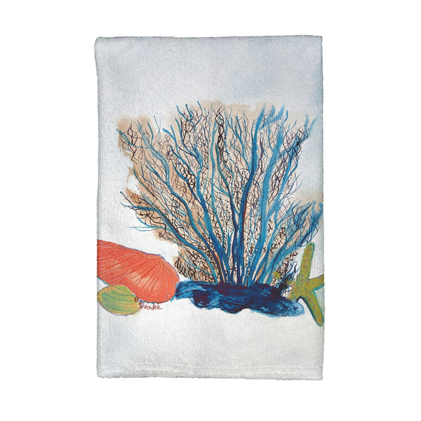 Coral & Shells Kitchen Towel