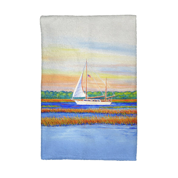 Marsh Sailing Kitchen Towel