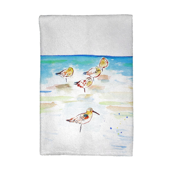 Five Sanderlings Kitchen Towel