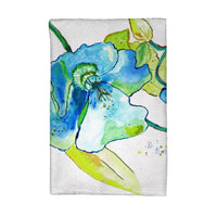 Blue Hibiscus Kitchen Towel