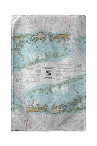 Blue Sand Dollar - Script Kitchen Towel