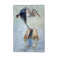 Balancing Heron Kitchen Towel