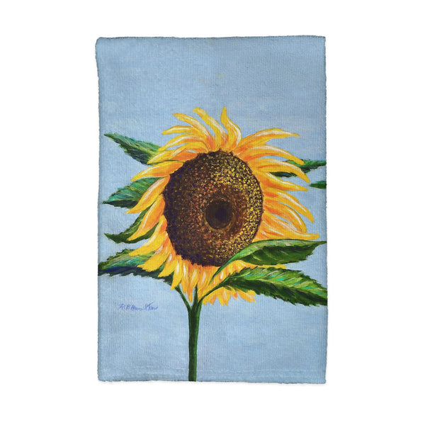 Sleepy Sunflower Kitchen Towel