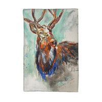 Buck in Fall Kitchen Towel