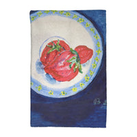 Strawberry Plate Kitchen Towel