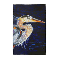 Palette Blue Heron Kitchen Towel