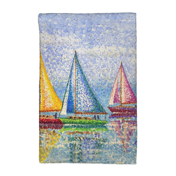 Sailboat Colors Kitchen Towel