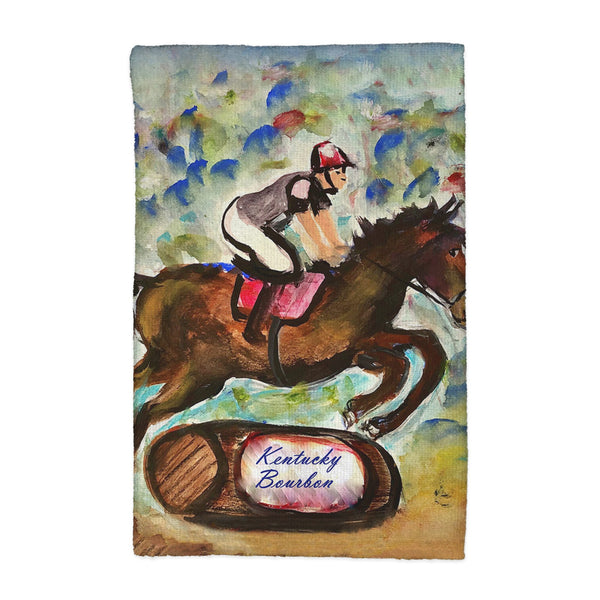 Kentucky Bourbon Horse Kitchen Towel