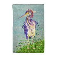 Windy Louisiana Heron Kitchen Towel