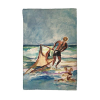 Net Fishing Kitchen Towel