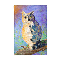Owl Looking Back Kitchen Towel