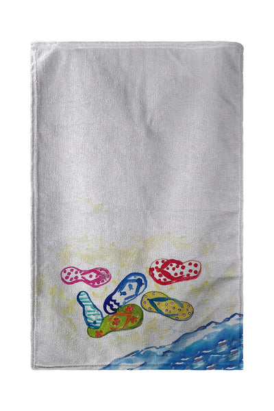 Six Flip Flops Kitchen Towel