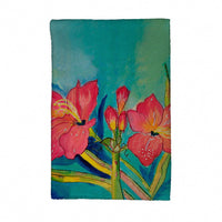 Pink Amaryllis Kitchen Towel