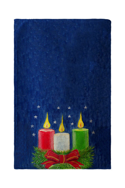 Christmas Candles Kitchen Towel