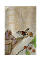 Carolina Wren Kitchen Towel