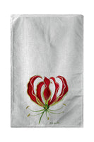 Red Lily Kitchen Towel