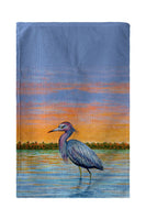 Heron and Sunset Kitchen Towel