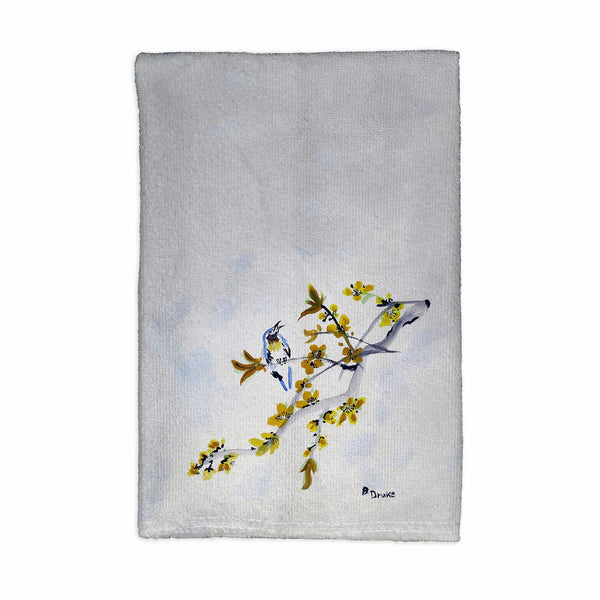Forsythia & Bird Kitchen Towel