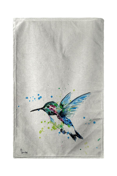 Green Hummingbird Kitchen Towel