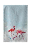 Funky Flamingos Kitchen Towel