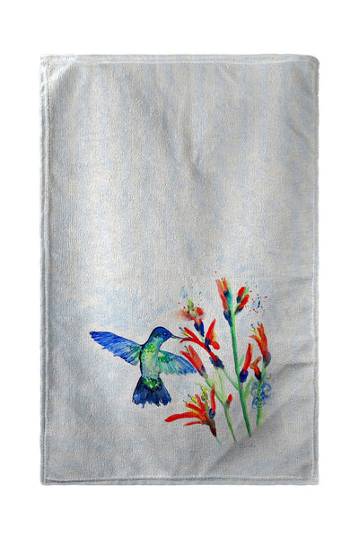 Hummingbird & Fire Plant Kitchen Towel