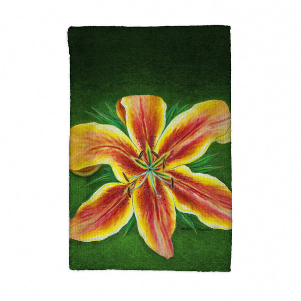 Yellow Lily Kitchen Towel