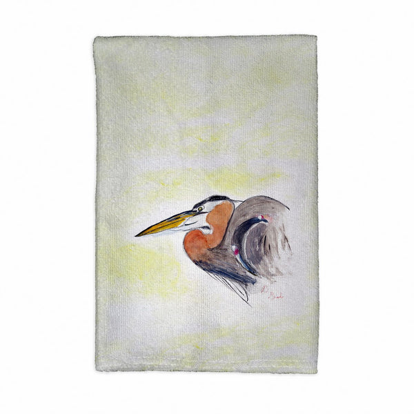Heron Portrait Kitchen Towel