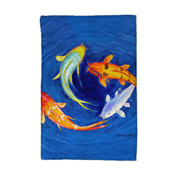 Swirling Koi Kitchen Towel