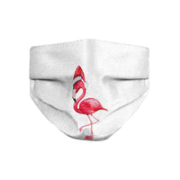 Flamingo Santa Face Mask Set of Two