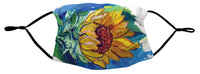 Windy Sunflower Face Mask Set of Two