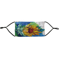 Windy Sunflower Face Mask Set of Two