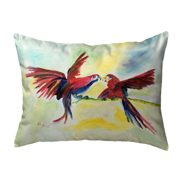 Parrot Gossip Noncorded Pillow