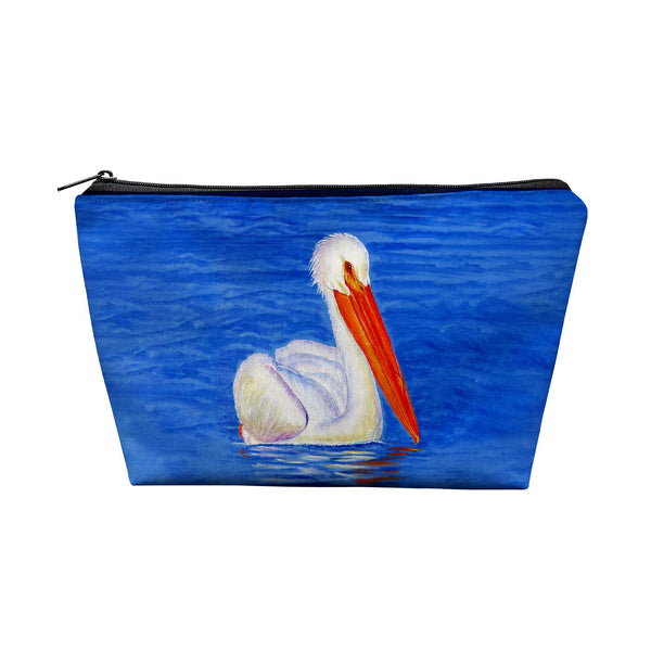 White Pelican Portrait Pouch 8.5x6