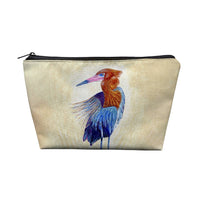 Reddish Egret Portrait Pouch 8.5x6