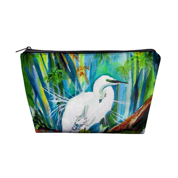 Acyrlic Egret Pouch 8.5x6