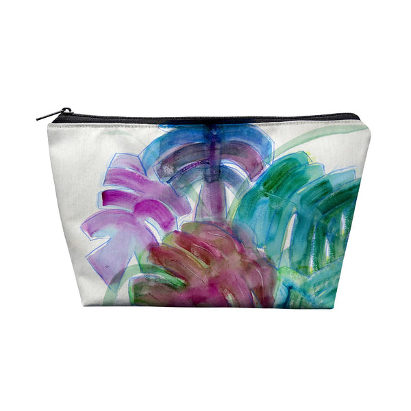 Monstera Leaves Pouch 8.5x6