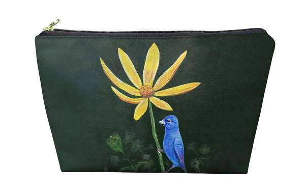 Indigo Bunting Pouch 8.5x6