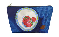 Strawberry Plate Pouch 8.5x6