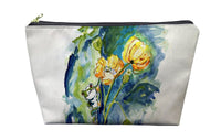 Frog & Flowers Pouch 8.5x6