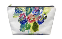 Vase of Hydrangeas Pouch 8.5x6