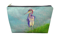 Windy Louisiana Heron Pouch 8.5x6