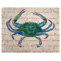 Male Blue Crab Place Mat Set of 4