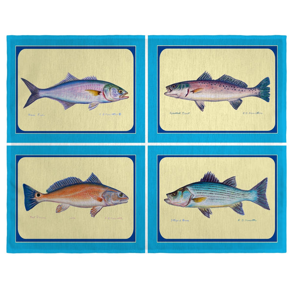 Assorted Fish Place Mat Set of 4