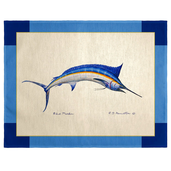 Blue Marlin Border Place Mat Set of 4