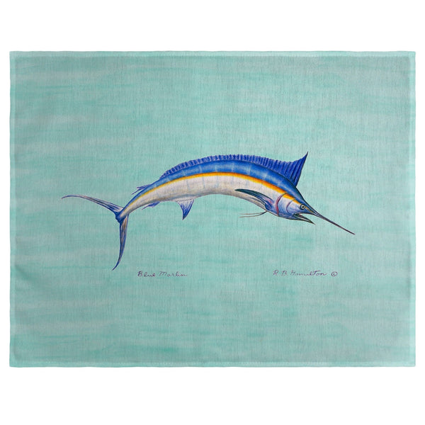 Blue Marlin on Teal Place Mat Set of 4