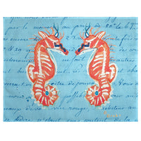 Coral Seahorses Place Mat Set of 4