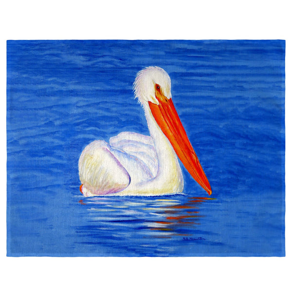 White Pelican Portrait Place Mat Set of 4